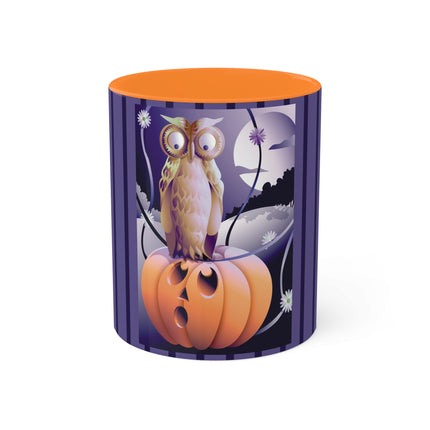 The Startled Pumpkin Colorful Mugs, 11oz