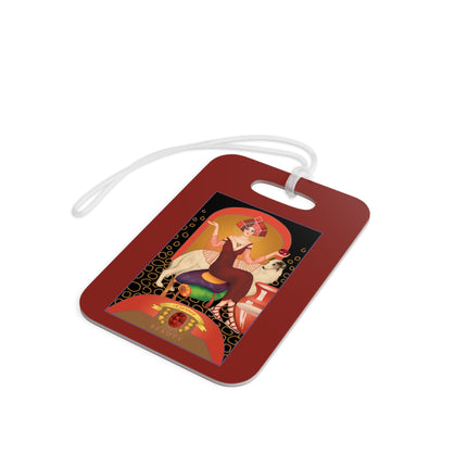 January & Garnet (from the Gem Series) by Sofia Chiostri Luggage Tags