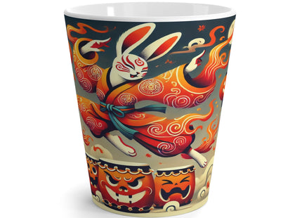 Jack-O’-Lantern Drums & The Kabuki Latte Mug