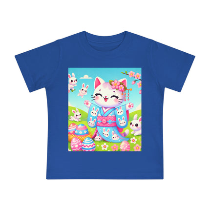 Springtime Kitten’s Easter Joy Baby Short Sleeve T-Shirt