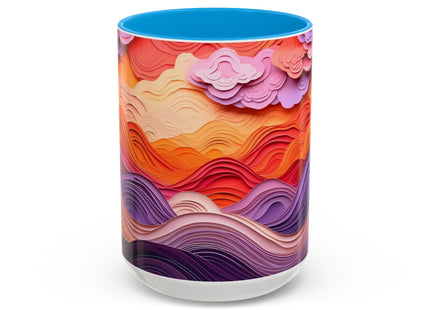 Dramatic Sunset Sky Colorful Mugs (11oz, 15oz)