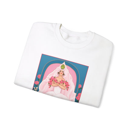 August & Peridot (from the Gem Series) by Sofia Chiostri Unisex Heavy Blend™ Crewneck Sweatshirt