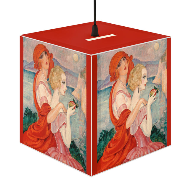 Sur la Route d'Anacapri by Gerda Wegener Light Cube Lamp