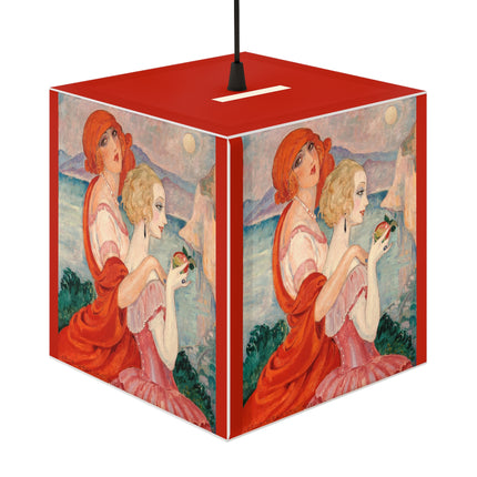Sur la Route d'Anacapri by Gerda Wegener Light Cube Lamp