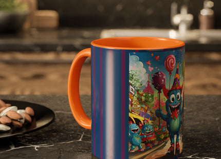 Monster Parade Madness Colorful Mugs (11oz, 15oz)
