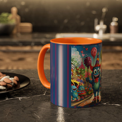 Monster Parade Madness Colorful Mugs (11oz, 15oz)