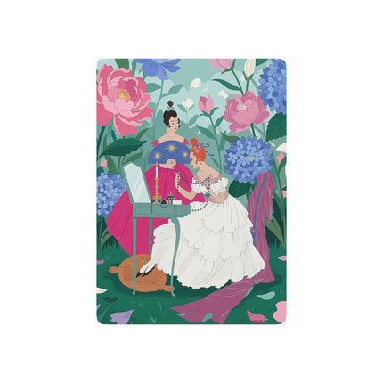 🌸🪞 The Ladies Of The Blossoming Vanity Playing Cards – Art Deco Floral Elegance