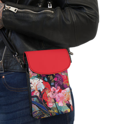 Ethereal Irises Small Cell Phone Wallet