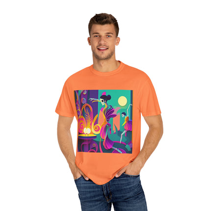 Dance of the Skeleton Ballerinas Unisex Garment-Dyed T-shirt