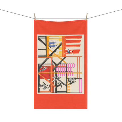 Maquettes de Théatre 4 by Alexandra Exter Kitchen Towel