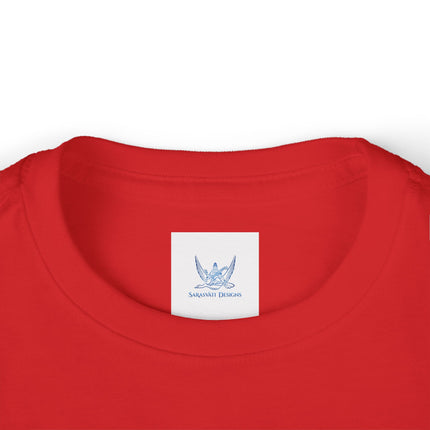 Candy Cane Timekeeper Bunny Toddler Long Sleeve Tee
