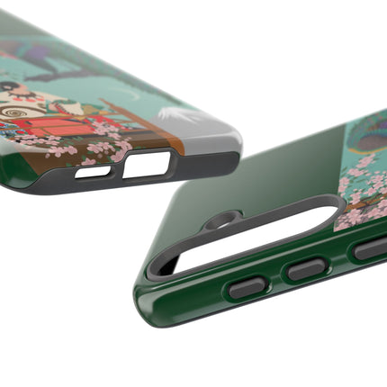 Peacock Garden Phone Case – Japanese Elegance & Timeless Beauty