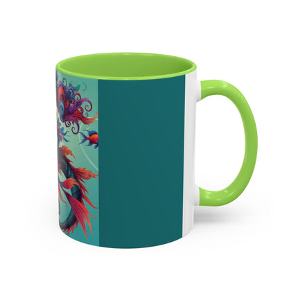 Mermaid & Sea Dragon Mug – Ocean Guardian & Mythic Beauty