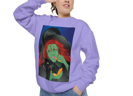 Mirror, Mirror A Witch's Touch Unisex Garment-Dyed Sweatshirt