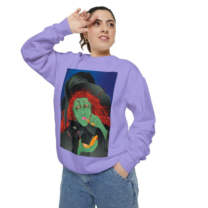 Mirror, Mirror A Witch's Touch Unisex Garment-Dyed Sweatshirt