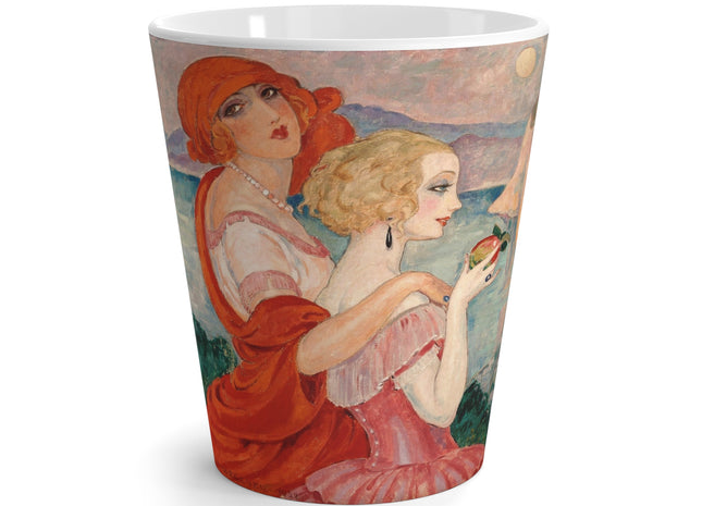 Sur la Route d'Anacapri by Gerda Wegener Latte Mug