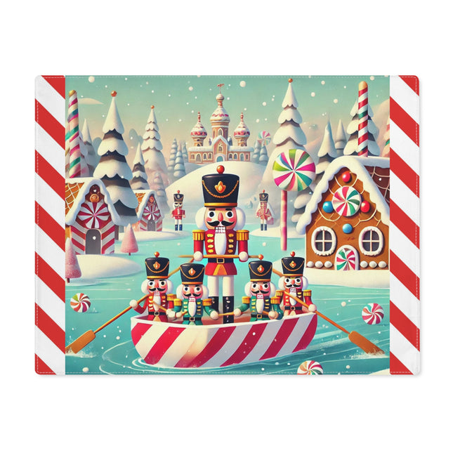 Nutcracker Candy-Striped Adventure Placemat, 1pc