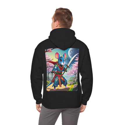 Cyber Samurai Rat – Heavy Blend™ Hooded Sweatshirt