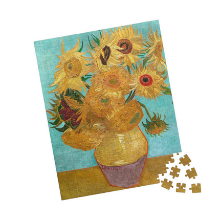 Vase with Twelve Sunflowers by Vincent Van Gogh Puzzle (110, 252, 500-Piece)