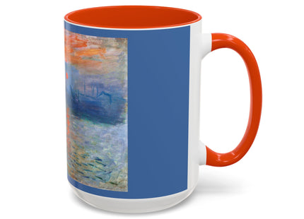 Sunrise by Claude Monet Colorful Mugs (11oz, 15oz)