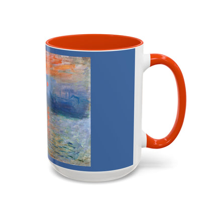 Sunrise by Claude Monet Colorful Mugs (11oz, 15oz)