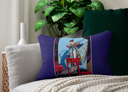 A Visual Journey by Umberto Brunelleschi Spun Polyester Lumbar Pillow