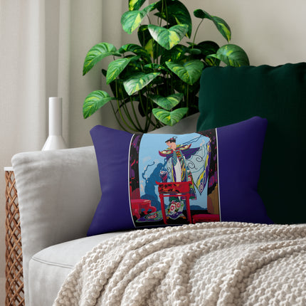 A Visual Journey by Umberto Brunelleschi Spun Polyester Lumbar Pillow