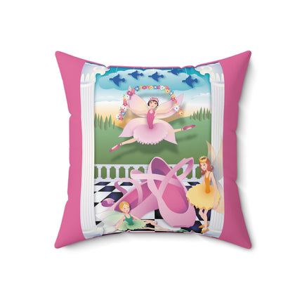 Graceful Enchantment Spun Polyester Square Pillow