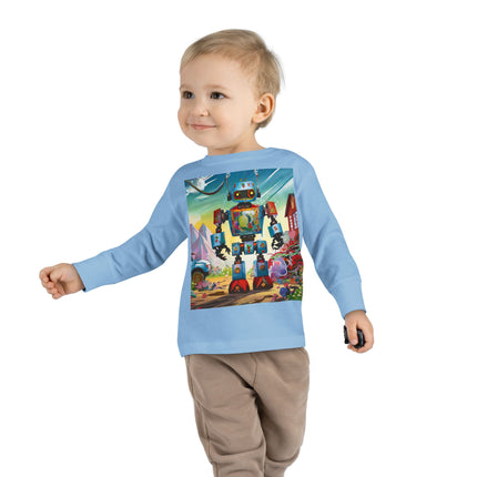 The Rusty Robot Toddler Long Sleeve Tee