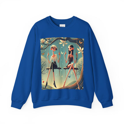 Whispers on the Spring Swing Heavy Blend™ Crewneck Sweatshirt