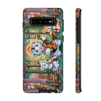 Melodies of the Snow Lion Cub Phone Cases