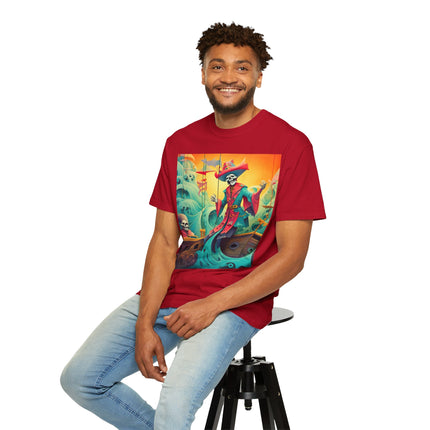 Skeleton Crew of the Misty Seas Unisex Garment-Dyed T-shirt