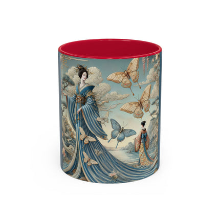 Butterfly Empress Colorful Mug – Graceful Butterflies & Timeless Elegance