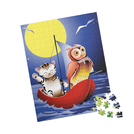 Embarking on a Moonlit Journey Puzzle (110, 252-piece)