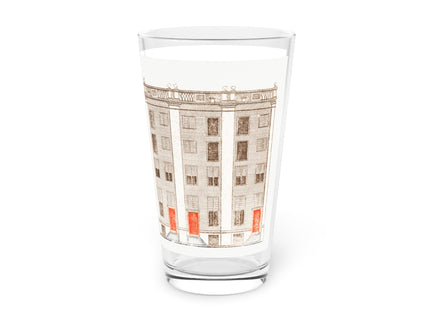 Amsterdam Canal Houses by Johan Teyler Glass, 16oz