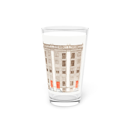 Amsterdam Canal Houses Glass, 16oz