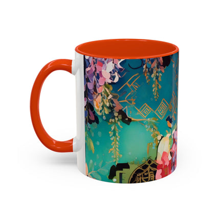 Golden Wisteria Symphony Colorful Mugs (11oz, 15oz)