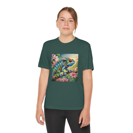 Camouflage Chameleon Youth Competitor Tee