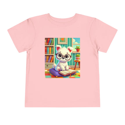 Little Scholar Pup Toddler Short Sleeve Tee