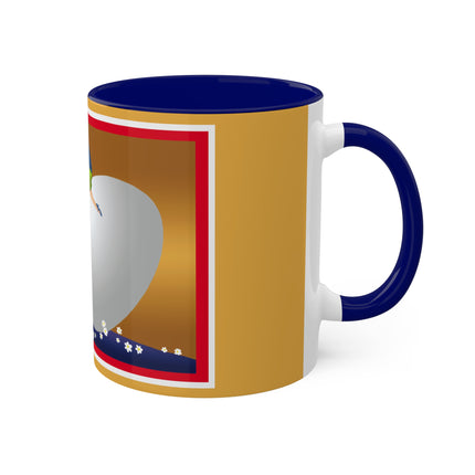 Crack-Up Comedy: The Great Egg Duel Colorful Mugs, 11oz