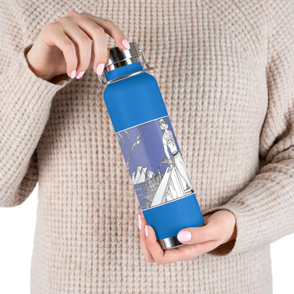 Coastal Elegance Copper Vacuum Insulated Bottle, 22oz