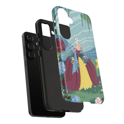 🌹🌿 The Willow Garden Promenade Phone Case – Art Deco Floral Elegance
