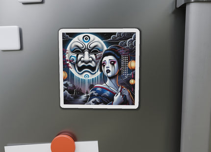 Geisha’s Black Ink Tears Die-Cut Magnets (5 Sizes)