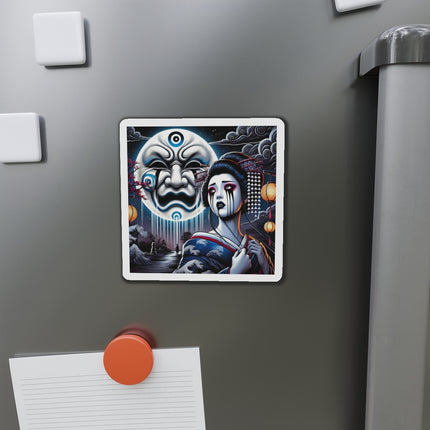 Geisha’s Black Ink Tears Die-Cut Magnets (5 Sizes)