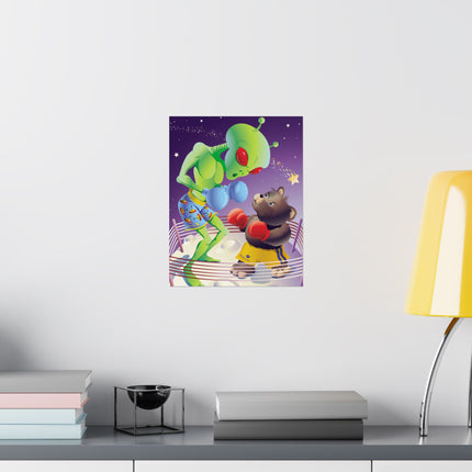 Cosmic Clash Premium Matte Vertical Posters