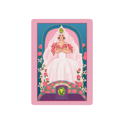 August & Peridot (from the Gem Series) by Sofia Chiostri Playing Cards