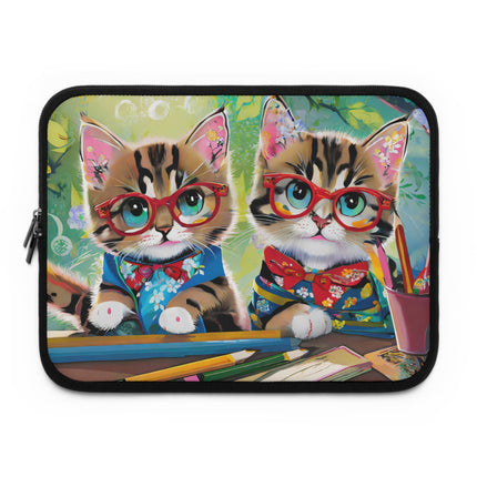 Kitten Scholars Laptop Sleeve