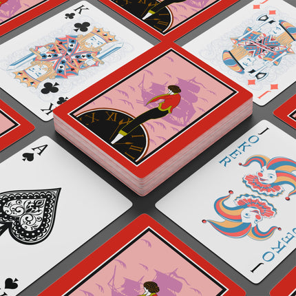 Woman Waiting for her Beloved at 1:59 by Kobayashi Kaichi Playing Cards