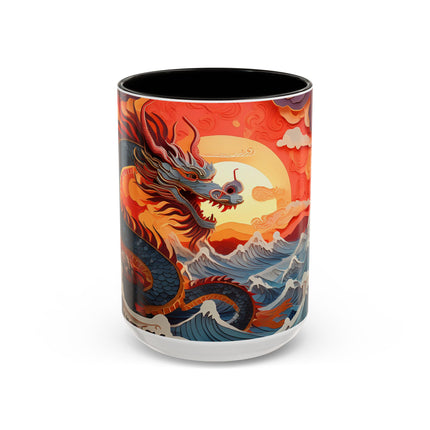 Emergence of the Dragon Colorful Mugs (11oz, 15oz)
