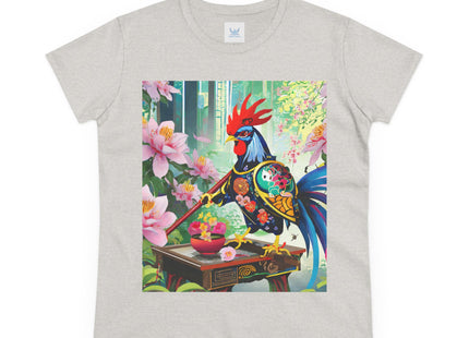 Cyberpunk Rooster Cotton Tee